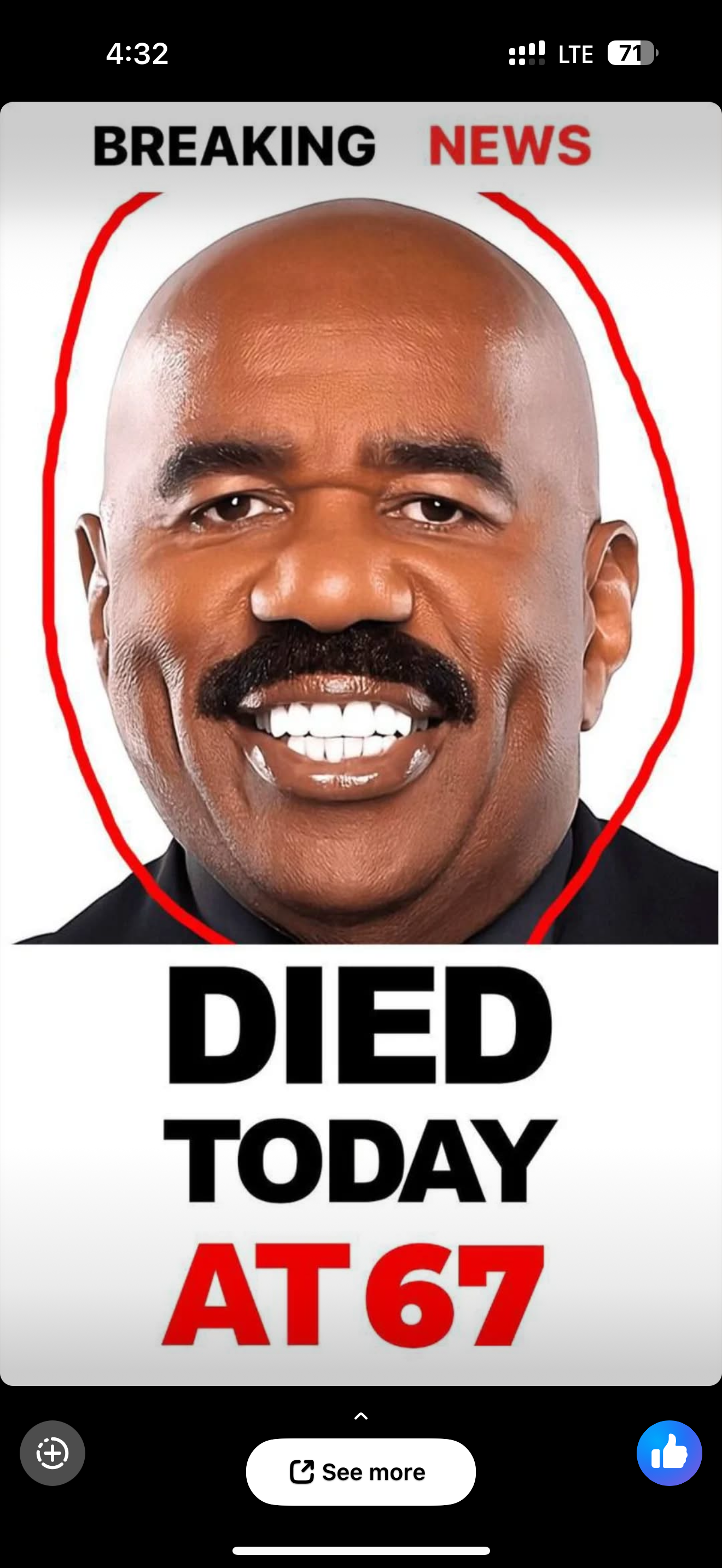 Breaking News: Steve Harvey, Goodbye Steve Harvey, we announce